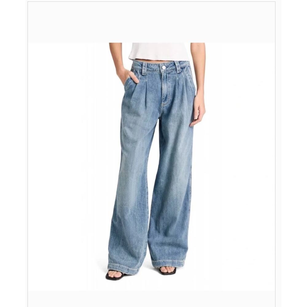 NEW AMO matilda wide leg trouser jeans in skipper size 29